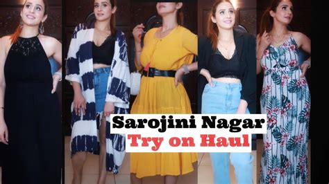 *SAROJINI NAGAR* Clothing & Accessories || Try on haul 2019 (part2) - YouTube