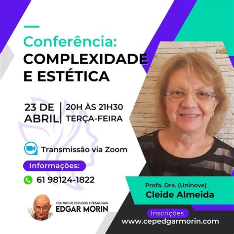 Complexidade E Est Tica Centro De Estudos E Pesquisas Edgar Morin