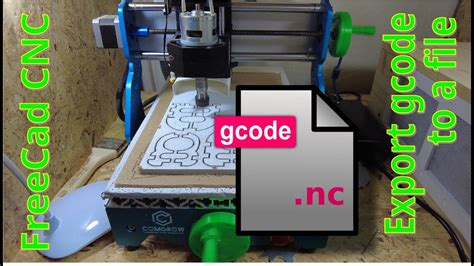 Freecad Path Workbench Tutorial Settings For Exporting Cnc Gcode To A