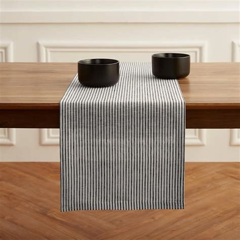 Amazon Solino Home Stripe Linen Table Runner 36 Inch 100 Pure