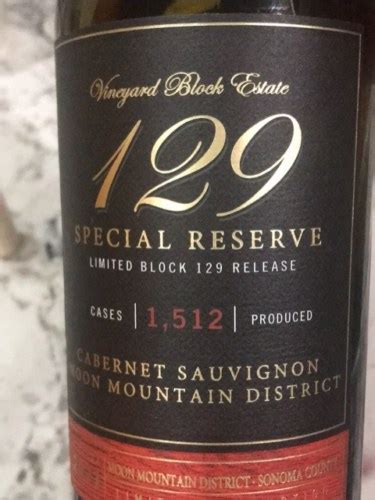 Vineyard Block Estate Special Reserve Cabernet Sauvignon Vivino