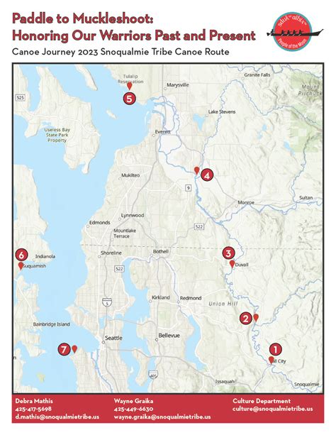 Tribal Canoe Journey 2025 Map Liza Thelma