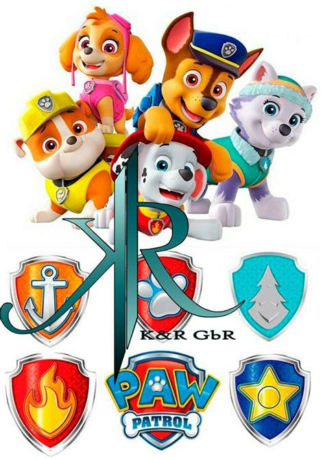 Paw Patrol Tortenaufleger Geburtstag Deckopapier Tortendeko K