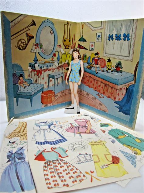 Janet Lennon Paper Doll Set Vintage 1958 Whitman Publishing Un Cut 4709671466