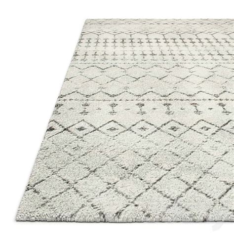 Blythe Modern Moroccan Trellis Gray Area Rug Carpets D Models