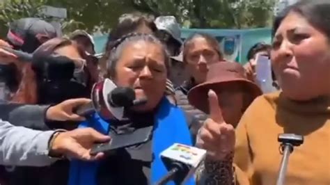 Con Lagrimaras Mujeres Se Pronuncian Luis Arce Has Mandado Reprimir