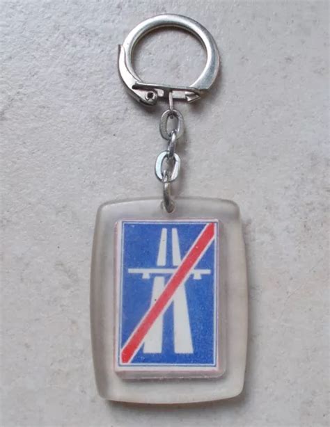 Ancien Porte Clefs Cl S Vintage Huile Autoroute Esterel Automobilia