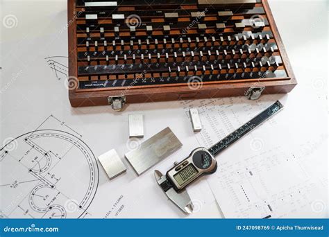 Digital Micrometers And Digital Vernier Calipers Perform Calibration On