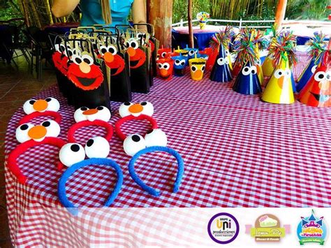 Fiesta de elmo Plaza sesamo Cumpleaños de elmo