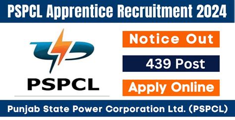 PSPCL Apprentice Recruitment 2024 Notice Out Apply Online