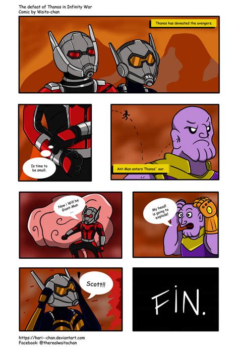 Antman vs thanos by WAIT0CHAN on DeviantArt