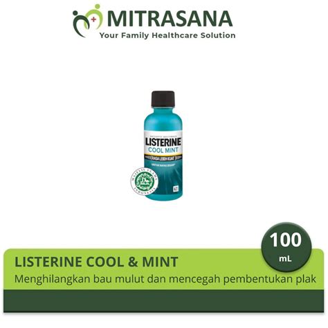 Jual Listerine Cool Mint 100 ML Menghilangkan Bau Mulut Dan Mencegah