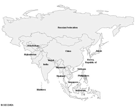 Printable Map Of Europe And Asia - Printable Templates