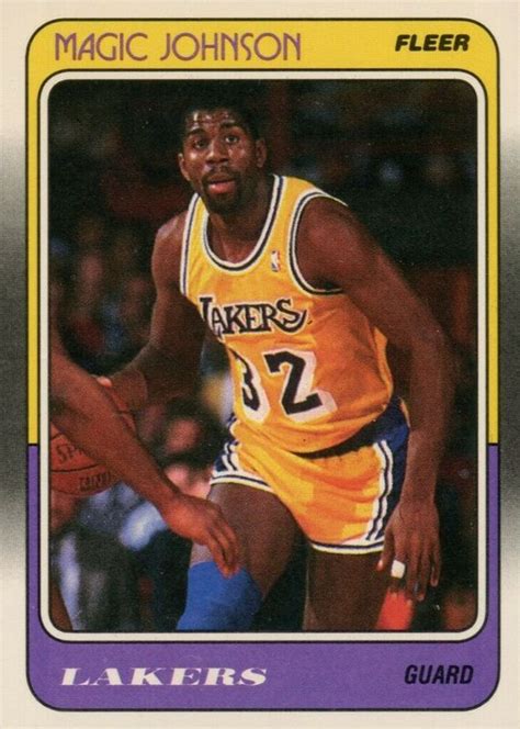 Magic Johnson Fleer Base Price Guide Sports Card Investor