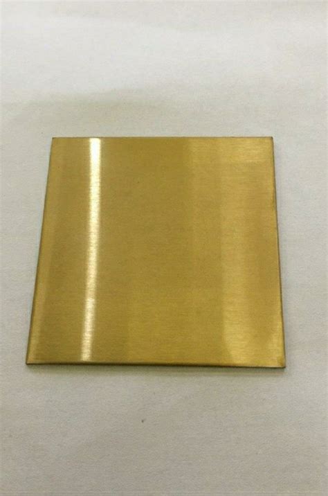 Stainless Steel Gold Matt Finish Sheet G Thickness Mm At Best