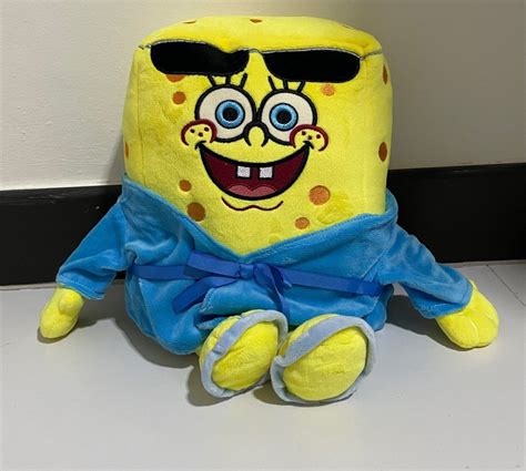 Spongebob In Bathrobe Hobbies And Toys Toys And Games On Carousell