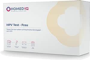 Homed IQ HPV Test Frau für Zuhause Gebärmutterhalskrebs