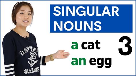 Learn Singular Nouns A An Noun Basic English Grammar Course Youtube