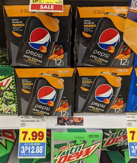 Pepsi Zero Sugar 12-Packs For Just $3.29. At Kroger - iHeartKroger