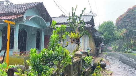 Rain That Soothes The Soul In Rural Indonesia Indonesian Village