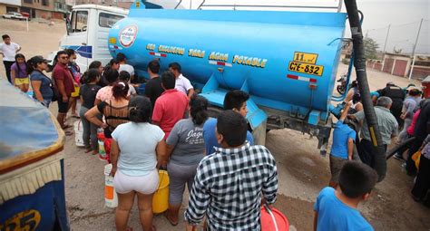 Sedapal 20 distritos de Lima se quedarán sin agua durante tres días