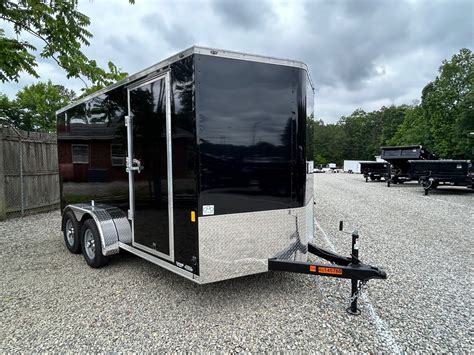 New 2025 CONTINENTAL CARGO 7x14 W Ramp Door Cargo Enclosed Trailer