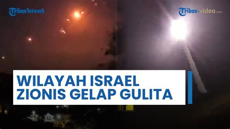 Wilayah Israel Gelap Gulita Imbas Gunung Meron Digempur Roket