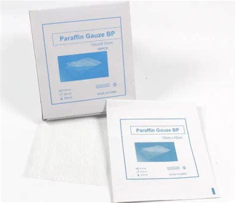 Ce Approved Medical Sterile Vaseline Gauze Wound Dressing Paraffin