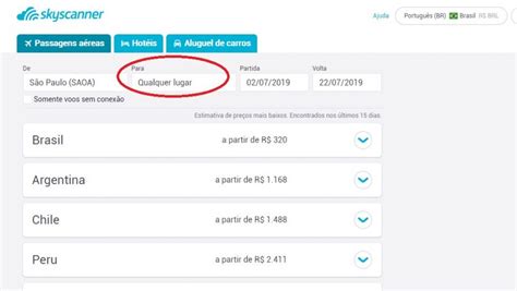 Como Achar Passagens A Reas Baratas Usando O Skyscanner Blog De Viagem