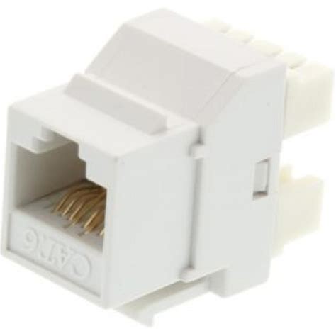 Cat6 UTP RJ45 Keystone Modular Jack White TilyExpress Uganda