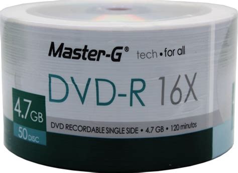 Dvd Virgen Master g Dvd r 4 7gb 16x Bulk 50 Unidades Cuotas sin interés