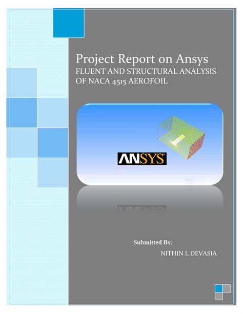 PDF Project Report AnSys Workbench Nithin L Devasia DOKUMEN TIPS