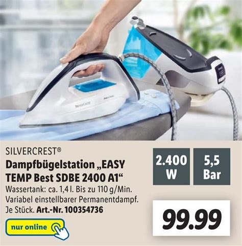 Silvercrest Dampfb Gelstation Easy Temp Best Sdbe A Angebot