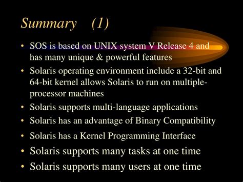 PPT The Solaris Operating Systems PowerPoint Presentation Free