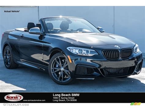 2017 Black Sapphire Metallic Bmw 2 Series M240i Convertible 123698743 Photo 1