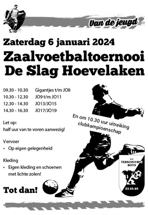 Start Met Een Zaalvoetbaltoernooi Voor De Jeugd