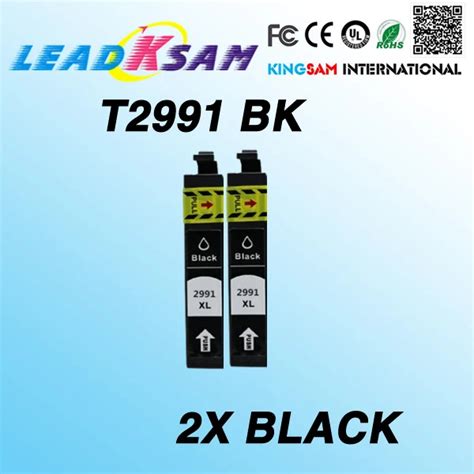 2pcs black ink cartridge compatible for Epson 29XL T2991 T2994 XP 442 ...