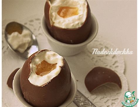 Шоколадные яйца – кулинарный рецепт