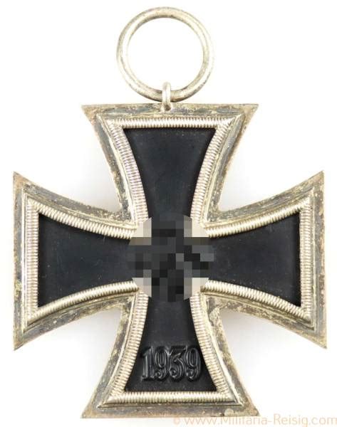 Eisernes Kreuz Klasse Runde Militaria Reisig