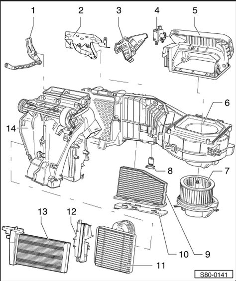 Skoda Workshop Manuals Yeti Heating Ventilation Air Conditioning