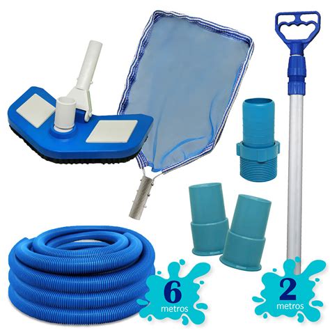 Kit De Limpeza Para Piscinas De Alvenaria Fibra E Vinil Pool Store