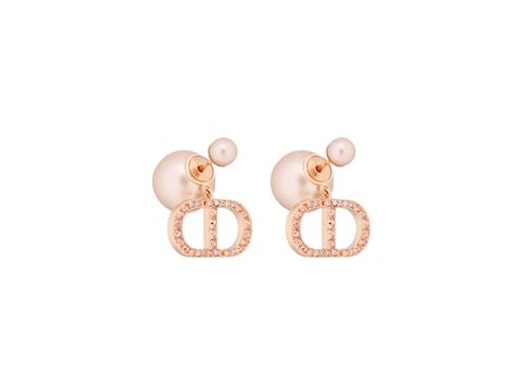 SASOM เครองประดบ Dior Tribales Earrings In Pink Finish Metal With