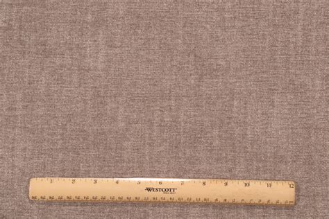 1 Yard Solid Woven Chenille Upholstery Fabric In Greystone