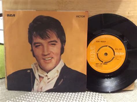 7 Zoll Single Vinyl Schallplatte Elvis Presley Dont Cry Daddy