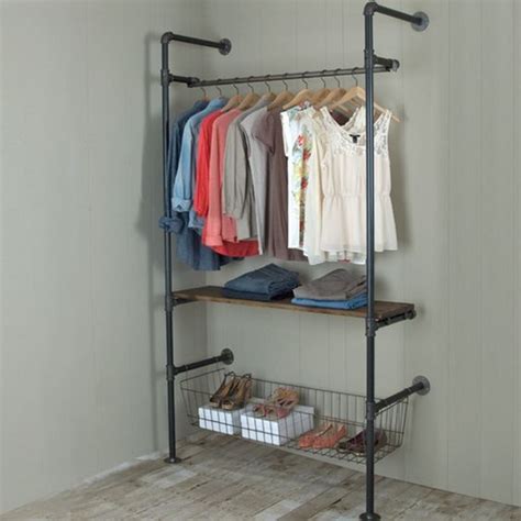 Como Hacer Un Closet Con Tubos De Pvc Closet De Pvc Bastidores De Ropa