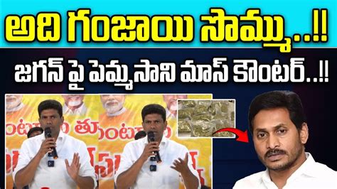 Pemmasani Chandrasekhar Mass Counter To YS Jagan Guntur TDP MP