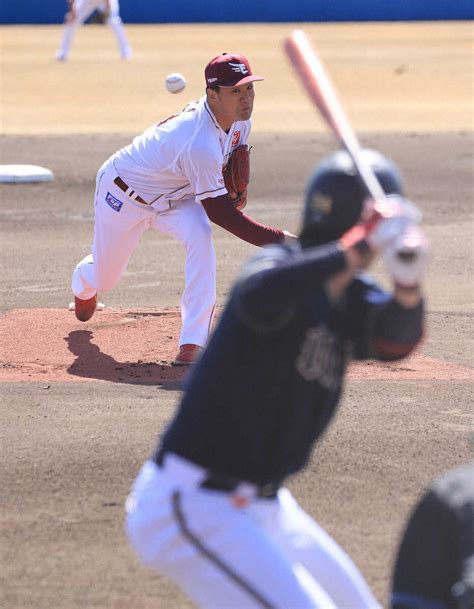 ＜楽・オ＞初回、田中将は紅林を内野ゴロに打ち取る（撮影・篠原岳夫） ― スポニチ Sponichi Annex 野球