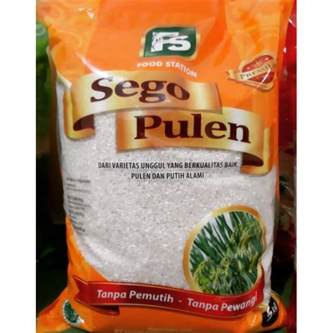 Jual FS Beras Sego Pulen 5 Kg Shopee Indonesia