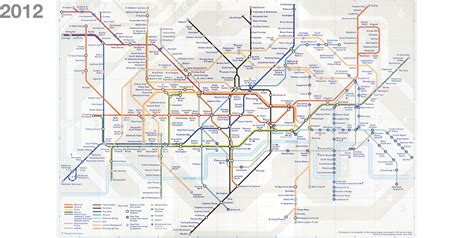 Bbc News Tube 150th Anniversary How The Underground Map Evolved