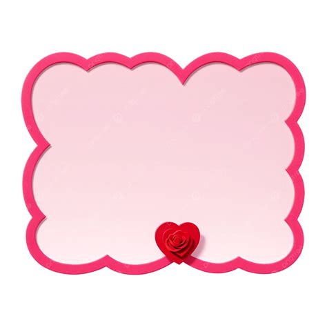 Borda Rosa Dia Dos Namorados Amor Vermelho Png Amor Fronteira Dia